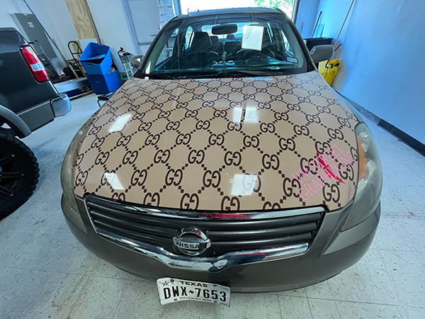 Gucci Vinyl Car Wrap 